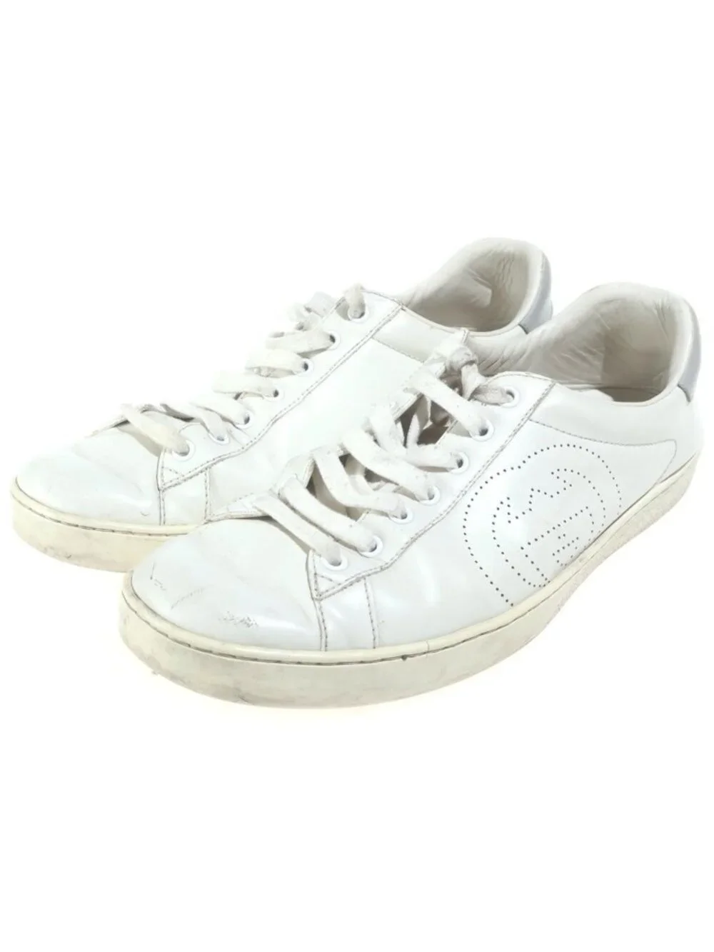 Gucci Ace Interlocking Low Cut Sneakers White 9